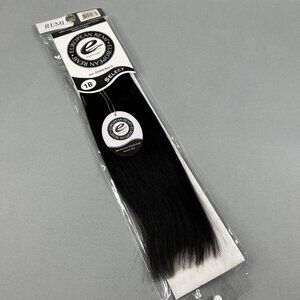12” Straight #1B Off Black European Remi 100% Human Hair Track Weft Extensions